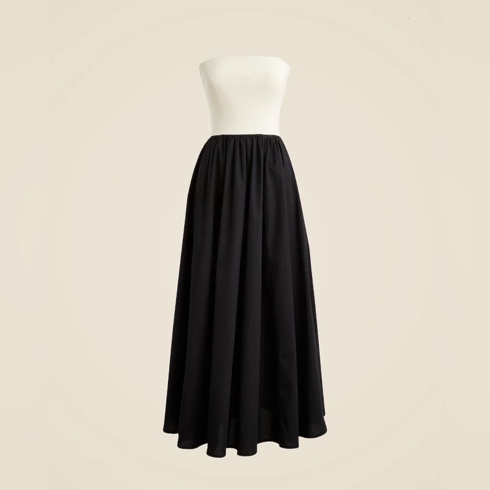 J. Crew Women’s Strapless Colorblock Mixy Dress Size S & M NWT